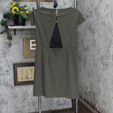 Namyang Womens Lined Button Back Sheath Dress Green See Measurements