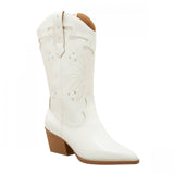 Universal Thread Studded Western Cowboy Boots Memory Foam Insole Off White 10M