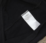 Peace Love World Boatneck Long Sleeve Tee with Sleeve Ruching A667157 Black M