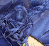 Teeze Me Juniore Lace-Up Metallic Gown HF481917 Blue 7/8