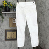 DG2 Womens Glitter Spray Anniversary Skinny Jeans 697733 Ivory Gray 10