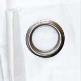 Max Blackout Mystique 100% Blackout Grommet Top Single Curtain Panel White 50x84