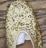 A New Day Womens Sammie Pull On Sequin Ballet Flats Shoes Gold Yellow 8.5M