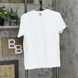 Fruit of the Loom Mens Vintage Best Miller Graphic T-Shirt Tee White S