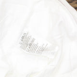 Denim & Co. Essentials Perfect Jersey Short Sleeve Square Neck Top White L