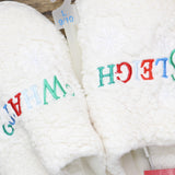 Wondershop Women's "Sleigh What?" Scuff Slippers 91651326 White L (9-10)