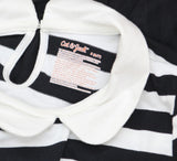 Cat & Jack Girls Long Sleeve Halloween Striped Tulle Dress 90628278 Black S