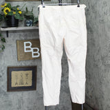 Calvin Klein Womens Straight Leg Button Detail Ankle Pants S82PB964 Pink 12