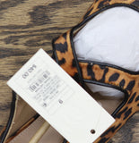 A New Day Tasmin Print Ballet Flats Velvet Strap 94568231 Leopard Brown Multi 9M