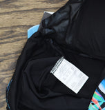 Swim Solutions Tummy Control Empire Swimdress One-Piece Fiesta Fronds Blue 16W