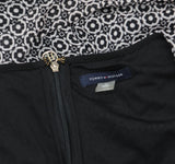 Tommy Hilfiger Womens Printed Faux Wrap Midi Dress A2AG1ZTF-005 Black Multi 16