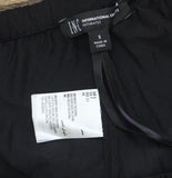 INC International Concepts Lace Trim Elastic Waist Satin Lingerie Shorts Black S