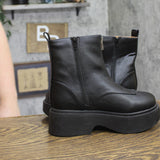 Wild Fable Womens Honor Ankle Combat Boots Faux Leather 94642924 Black 5.5M