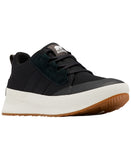 Sorel Womens Out N About III Waterproof Low Top Sneakers Black / Sea Salt 8M