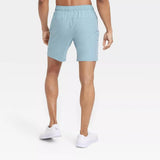 All In Motion Men's Hybrid Cargo Shorts 7" - 87697066 Blue 2XL