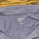 Gap Body Womens Notched-Collar Short Pajama Shirt G1294XCVMA Navy Blue S