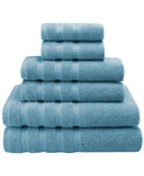 American Soft Linen 100% Turkish Cotton Washcloth Blue 13x13