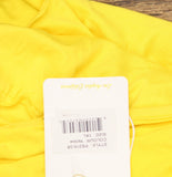 White Mark Scoop Neck Tiered Midi Dress PS315 Canary Yellow 1X
