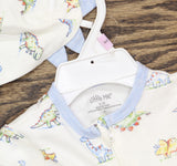Little Me Boys Baby Dinomite Footie & Hat Set LBQ11373N White Multi 9M