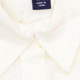 Lands' End Womens Roll Sleeve Linen Button Up Shirt 498793-Sample