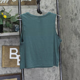 All In Motion Womens Muscle Tank Top 94431556 Dark Green S