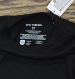 Epic Threads Toddler Boys Long-Sleeve T-Shirt 100191081TB Deep Black 2T