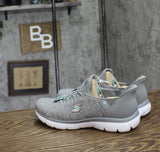 S Sport By Skechers Womens Syrka Step-Ins Sneakers 90429464 Gray 6.5M