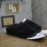 Isotoner Indoor/Outdoor Slip-on Terry Satin Clog Slippers Black XL (9.5-10)
