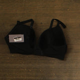 Auden Womens Luxe Stretch Comfort Wire Demi Bra 94266740 Black 34DD