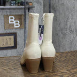 Universal Thread Women's Aubree Ankle Boots 88375051 Off White 6.5M