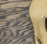 INC International Concepts Kenjay d'Orsay Pumps Stiletto Heels Gold Woven 8M