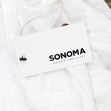 Sonoma Womens Pintuck Button Front Babydoll Maxi Dress 166fe2a7e9e442 White 3X