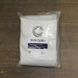 Sun Zero Oslo Theater Grade Blackout Grommet Single Curtain Panel White 52 x 63