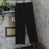 Karl Lagerfeld Womens High-Waist Wide-Leg Pants G47PN31A Black 8