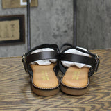 Bella Vita Made in Italy Women's Ala-Italy Flat Sandal ALAIT Black Leather 8.5M