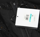 Halston Womens Sequined Embellished Jumpsuit HD4I1AUL Black 16