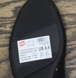 FitFlop Delicato Sequin Bow Slip-On Ballet Flats E6T Black 6.5M