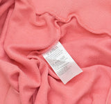 J Jason Wu Womens French Terry Hoodie w/ Lace Trim A454510 Pink / Black 2XS