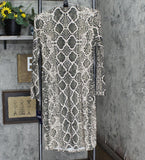 Chaps Womens Faux Wrap Knit Dress CHTAN246