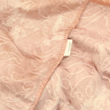 Ny Collection Womens Plus Size 3/4 Roll Tab Sleeve Y-Neck Top Mauve Pink 1X