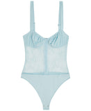 Danielle Bernstein Womens Lace Thong Bodysuit 320B114