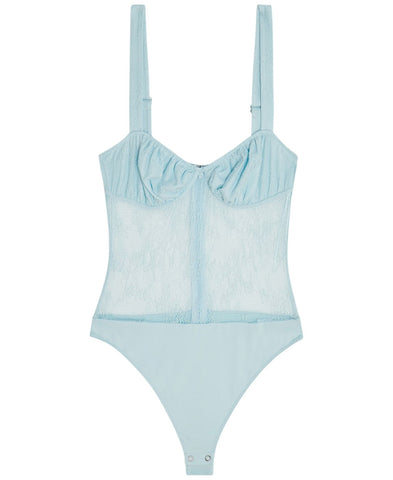 Danielle Bernstein Womens Lace Thong Bodysuit 320B114