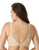 Bali Womens Comfort Revolution Wirefree Bra ComfortFlex Seamless 2-Ply Nude S