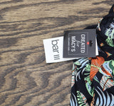 Bar III Swept Away Knot-Front Dress Swim Cover-Up MBSA25839 Black Multi XS