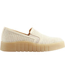Clarks Mykah Shine Slip-On Sneakers 26187656 Natural Raffia Brown 6.5M