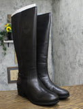 Easy Spirit Women's Wide Calf Tall Knee High Boots Black Leather 9W-WC
