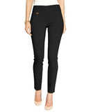 Alfani Womens Tummy Control Pull-On Mid Rise Skinny Pants 700371 Black 6