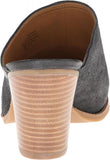 Nine West Women's Block Heel Hannah Leather Mule 25001062-169 Black Leather 6.5M