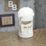 On 34th Womens Gift Boxed Rib-Knit Beanie Pom Pom Rolled MO1542501 White
