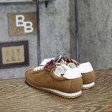 Universal Thread Womens JoJo Sneakers Double Lace Low Top 94462312 Brown 6.5M